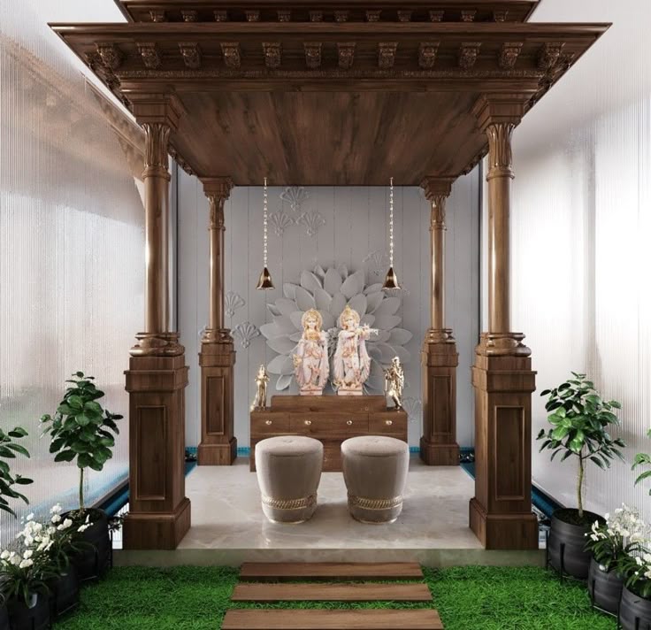 Outdoor Pooja Space